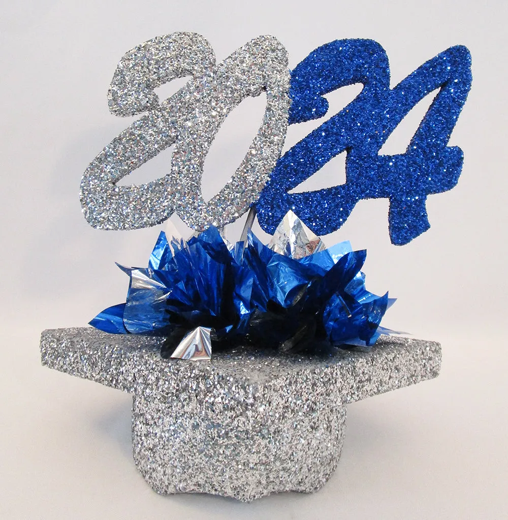2024 Script Number on Grad Hat Centerpiece