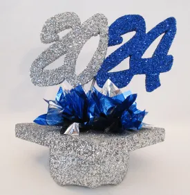 2024 Script Number on Grad Hat Centerpiece