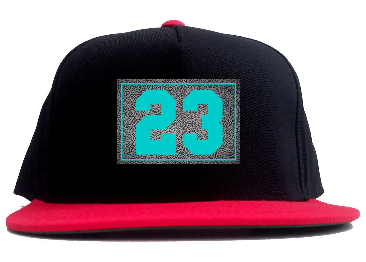 23 Cement Blue Jersey 2 Tone Snapback Hat