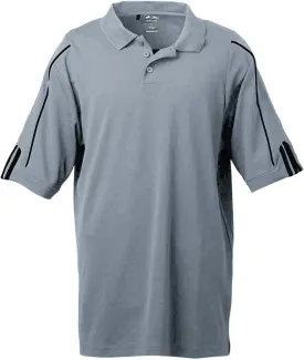 adidas Polo Golf Shirt A76 Men's Climalite 3-Stripes Cuff Pique 2XL Zone/Black