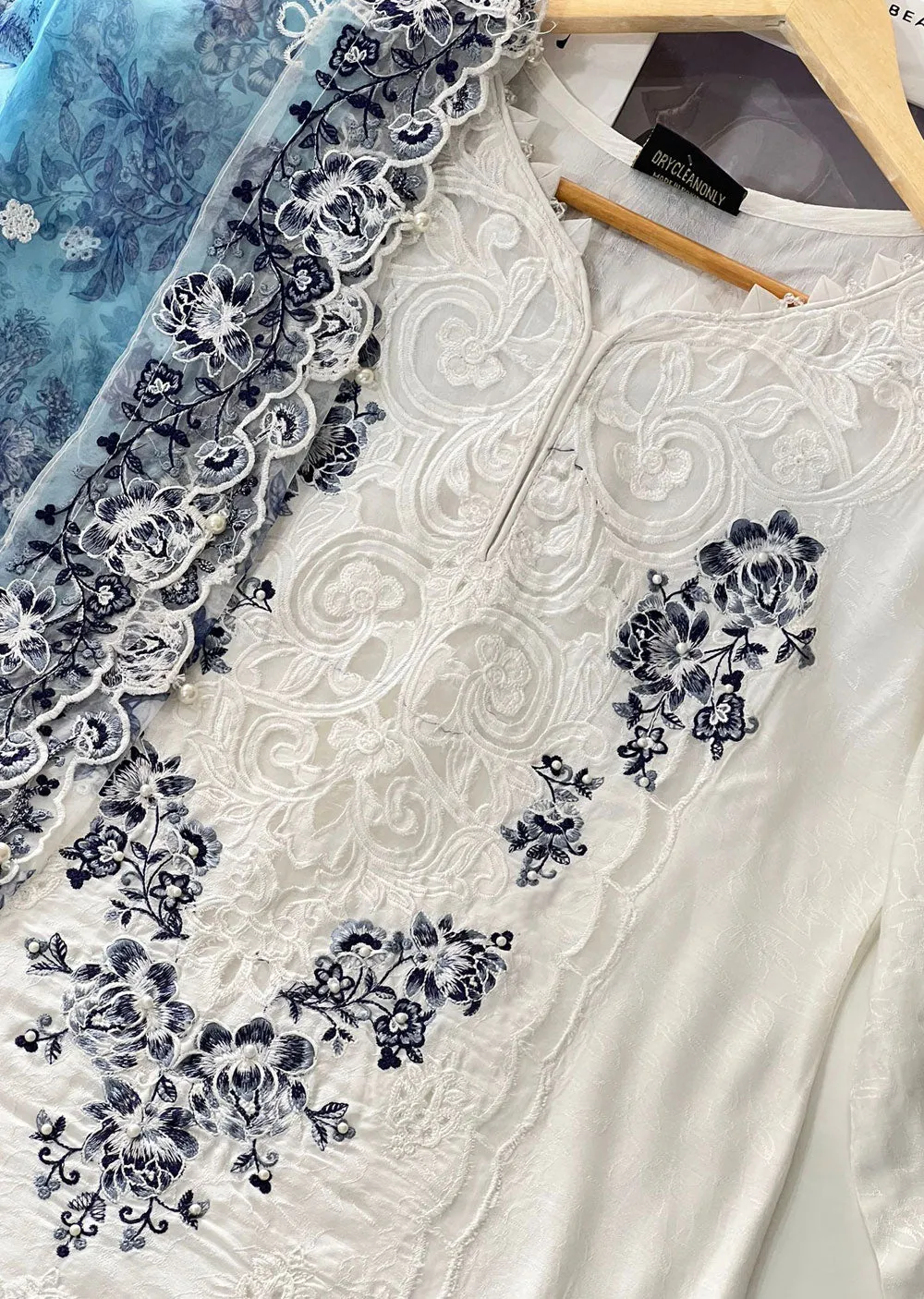 AL-3710 Readymade White Ally's Dress