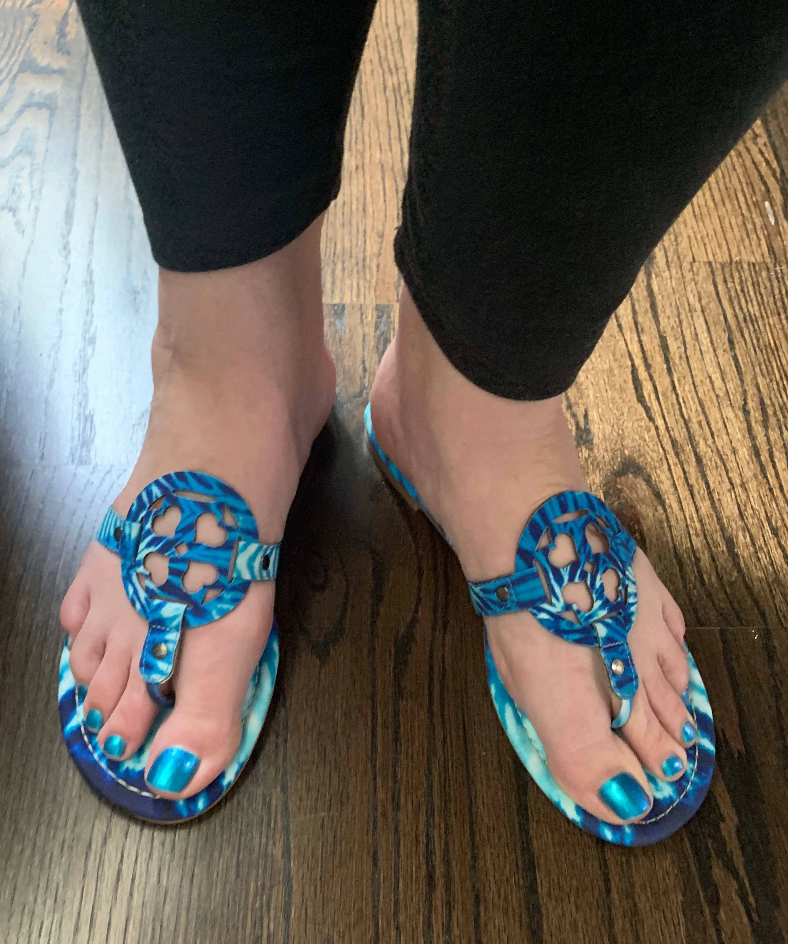 Blue Moon Tie Dye Lulu Sandals