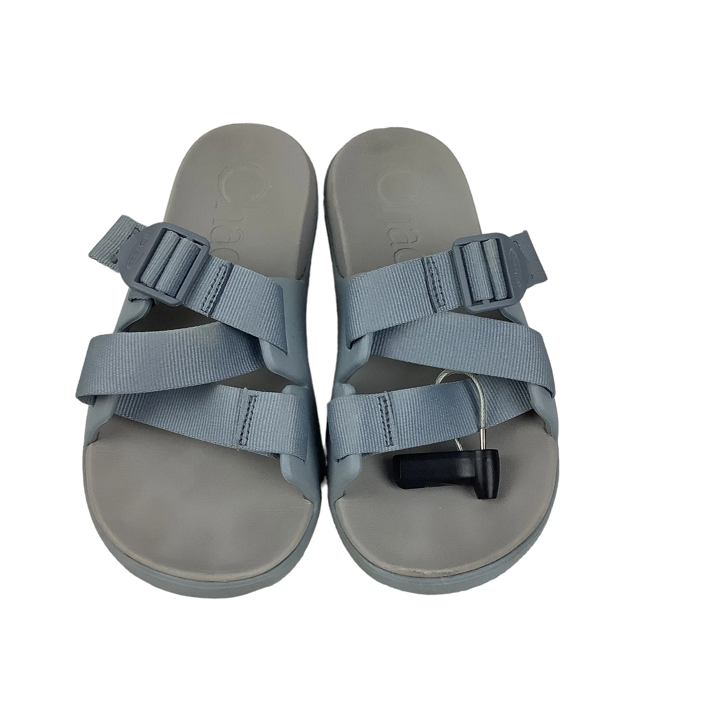 Blue Sandals Designer Chacos, Size 7