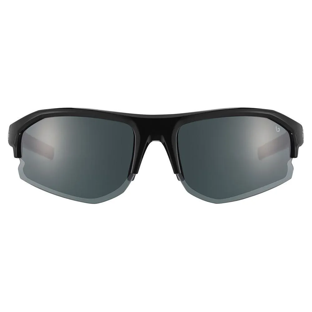 Bolt 2.0 Tennis Sunglasses Black Shiny and TNS