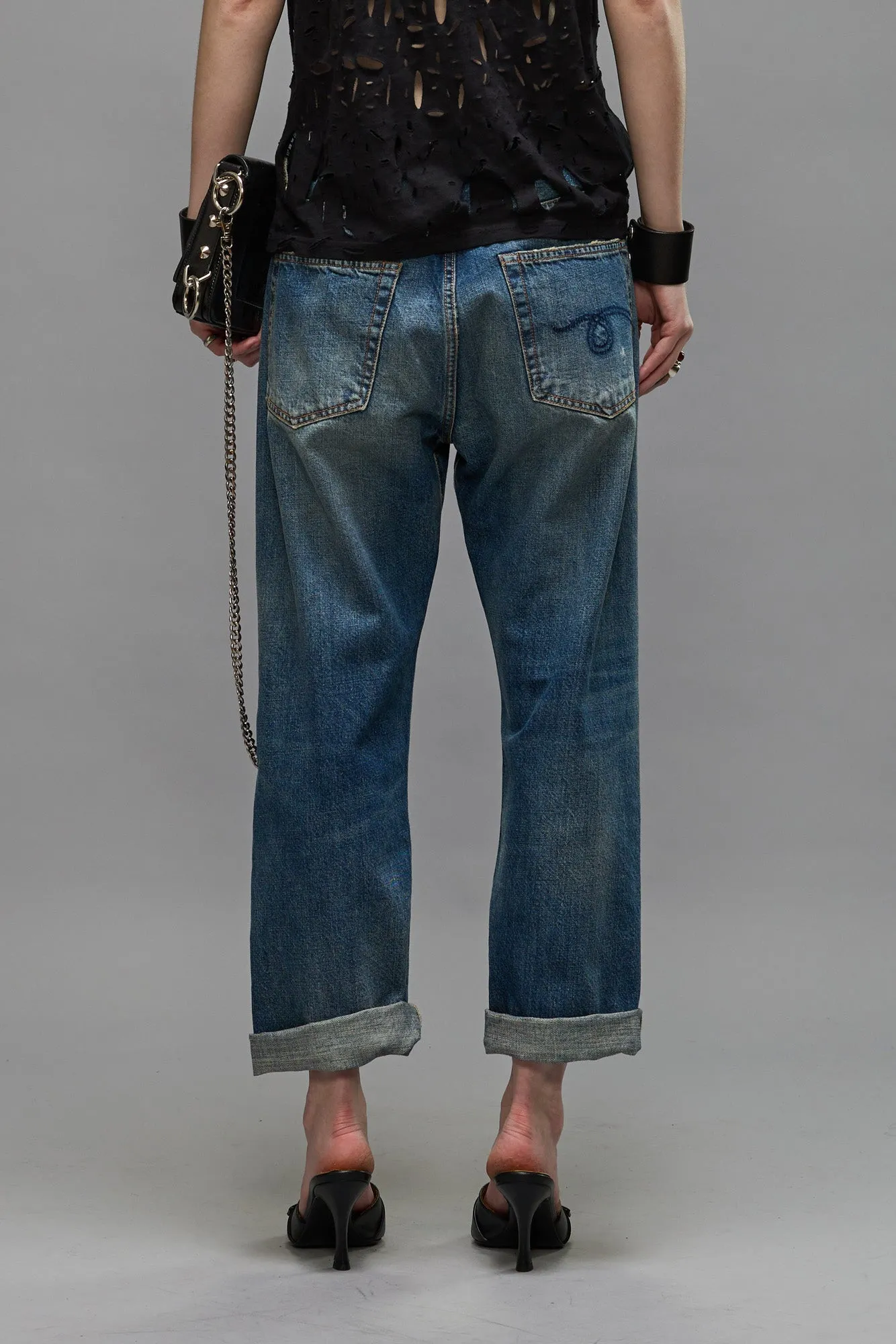 BOYFRIEND JEAN - GARNET BLUE