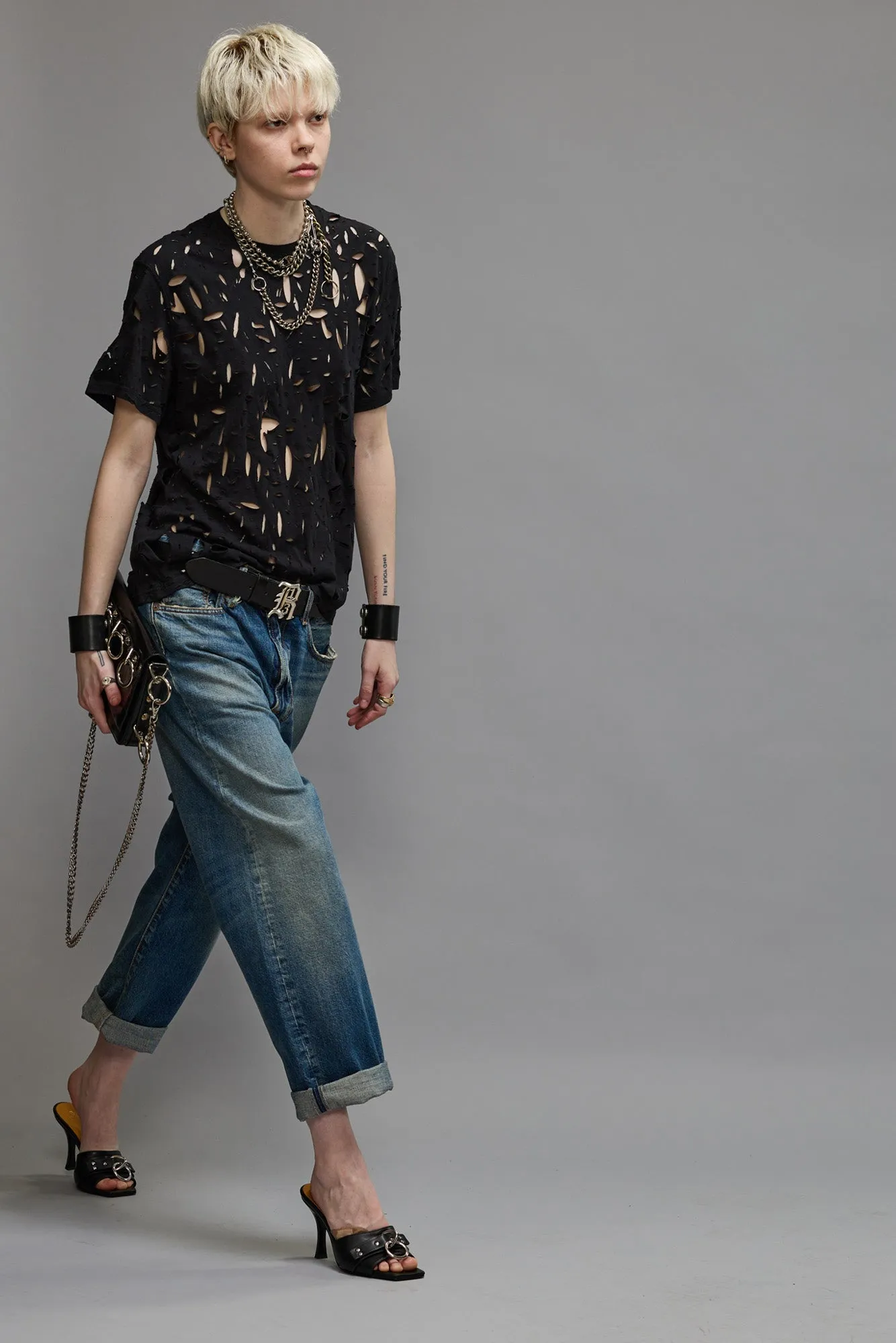 BOYFRIEND JEAN - GARNET BLUE