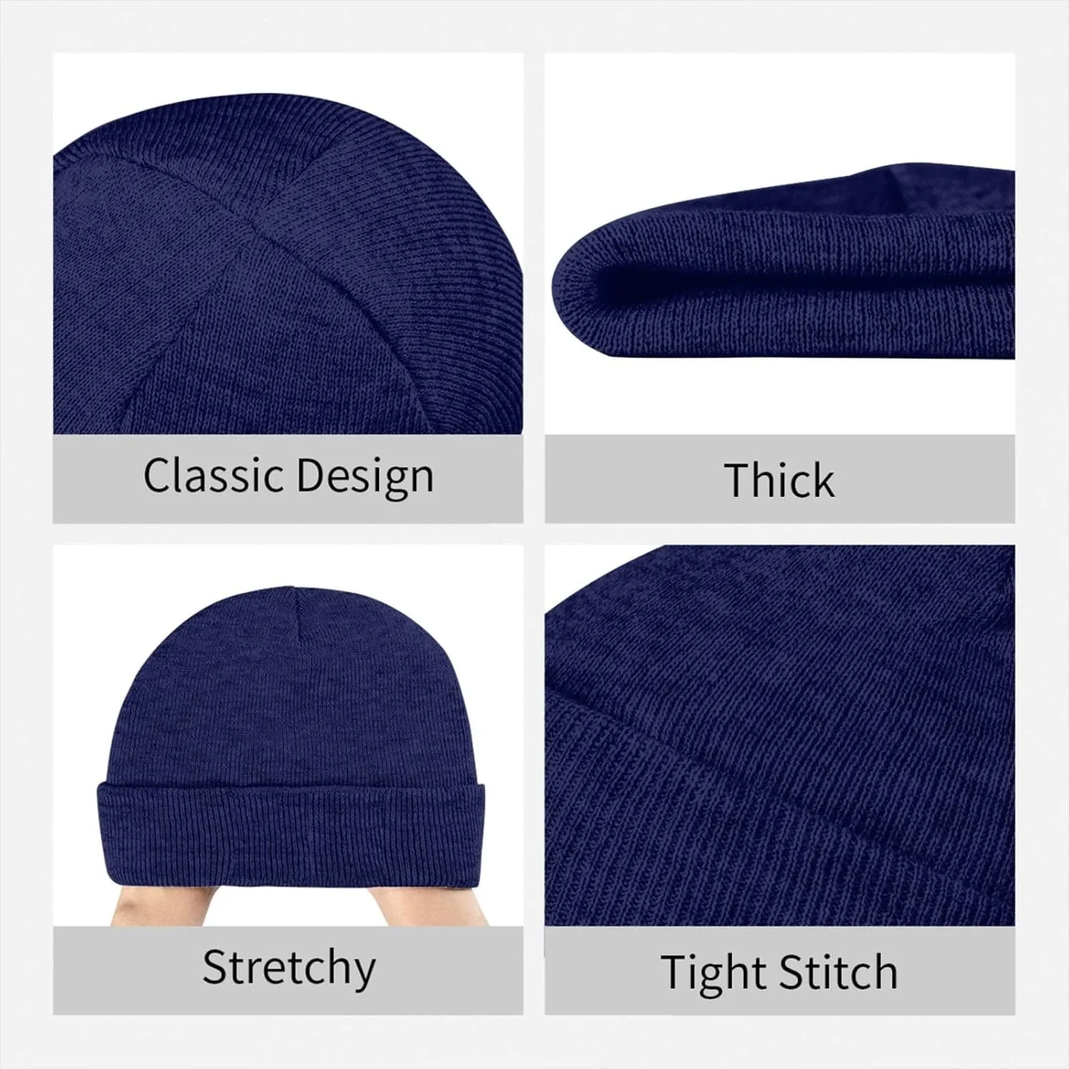 Cerveza Xx Dos Equis Logo Classic Warm Winter Knit Cap Fleece Lined Beanie Hat