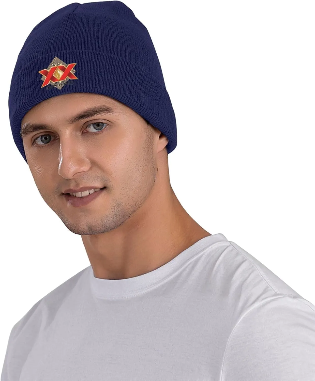 Cerveza Xx Dos Equis Logo Classic Warm Winter Knit Cap Fleece Lined Beanie Hat