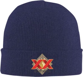 Cerveza Xx Dos Equis Logo Classic Warm Winter Knit Cap Fleece Lined Beanie Hat