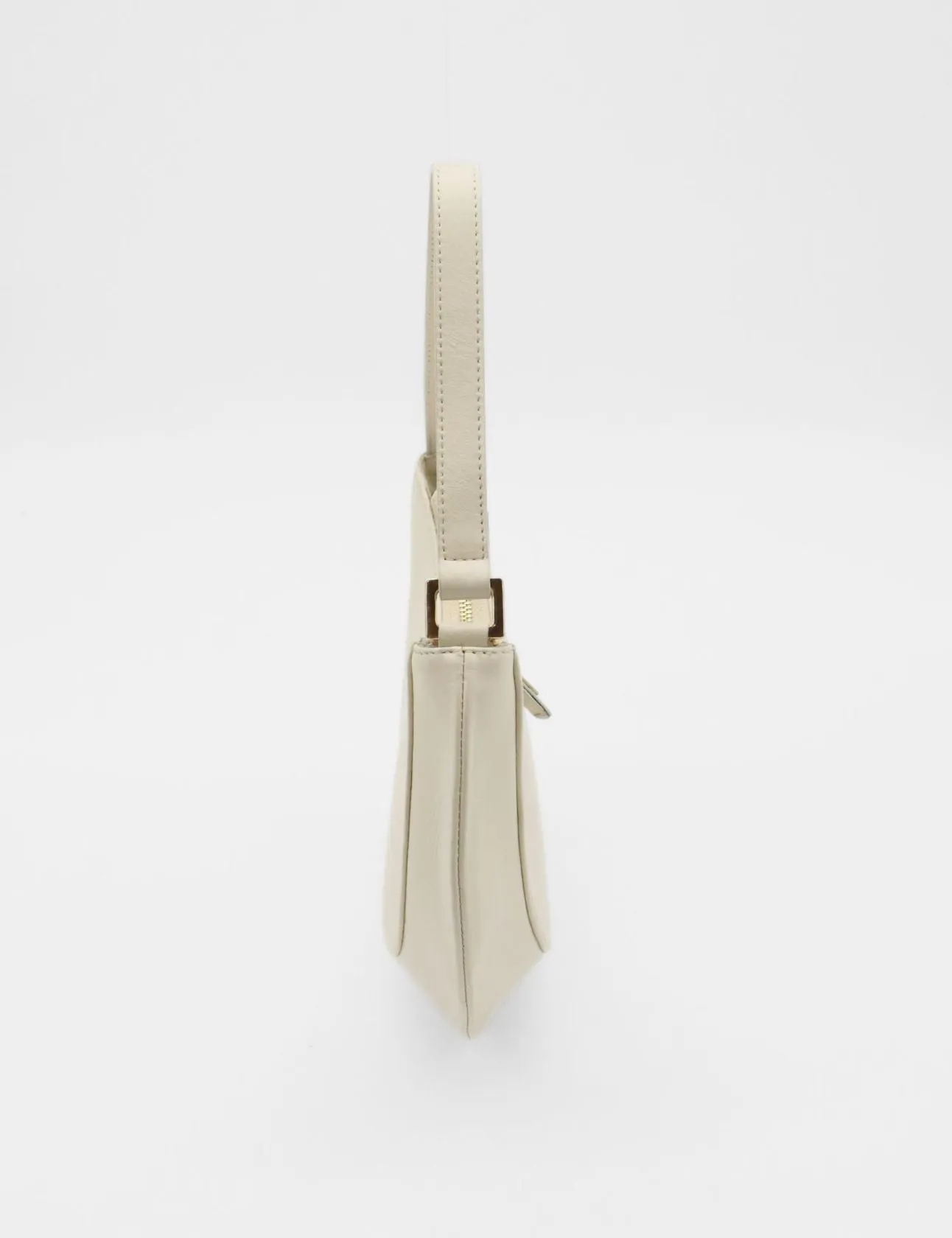Confidence medium shoulder purse in off white leather women's bags