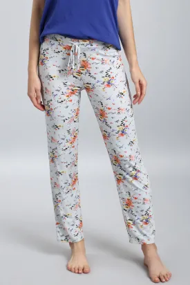 Delicate Floral Lounge Pants