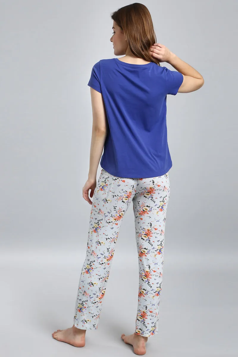 Delicate Floral Lounge Pants
