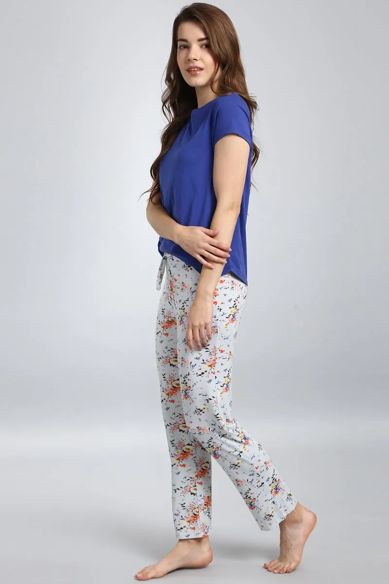 Delicate Floral Lounge Pants