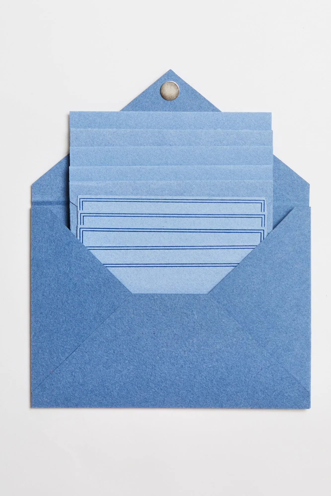 Denim Paper Bordered Stationery Set