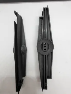 Diamond louvre clips - Sold as pair PAIR LH/RH - BLACK - suits 152mm blade