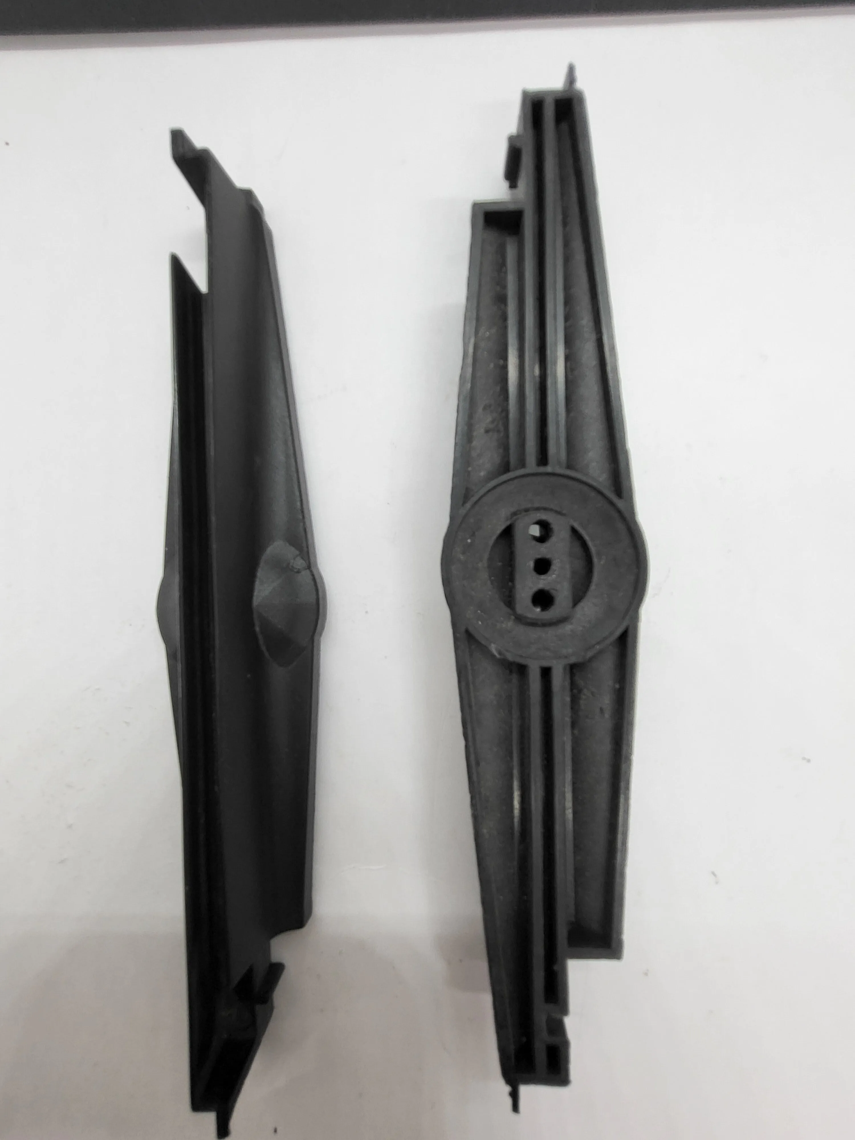Diamond louvre clips - Sold as pair PAIR LH/RH - BLACK - suits 152mm blade