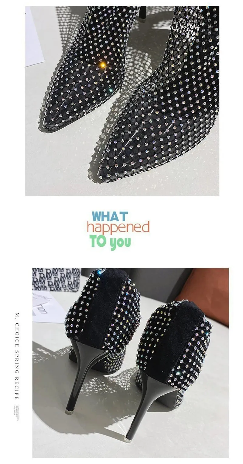 Fish Net High Heels
