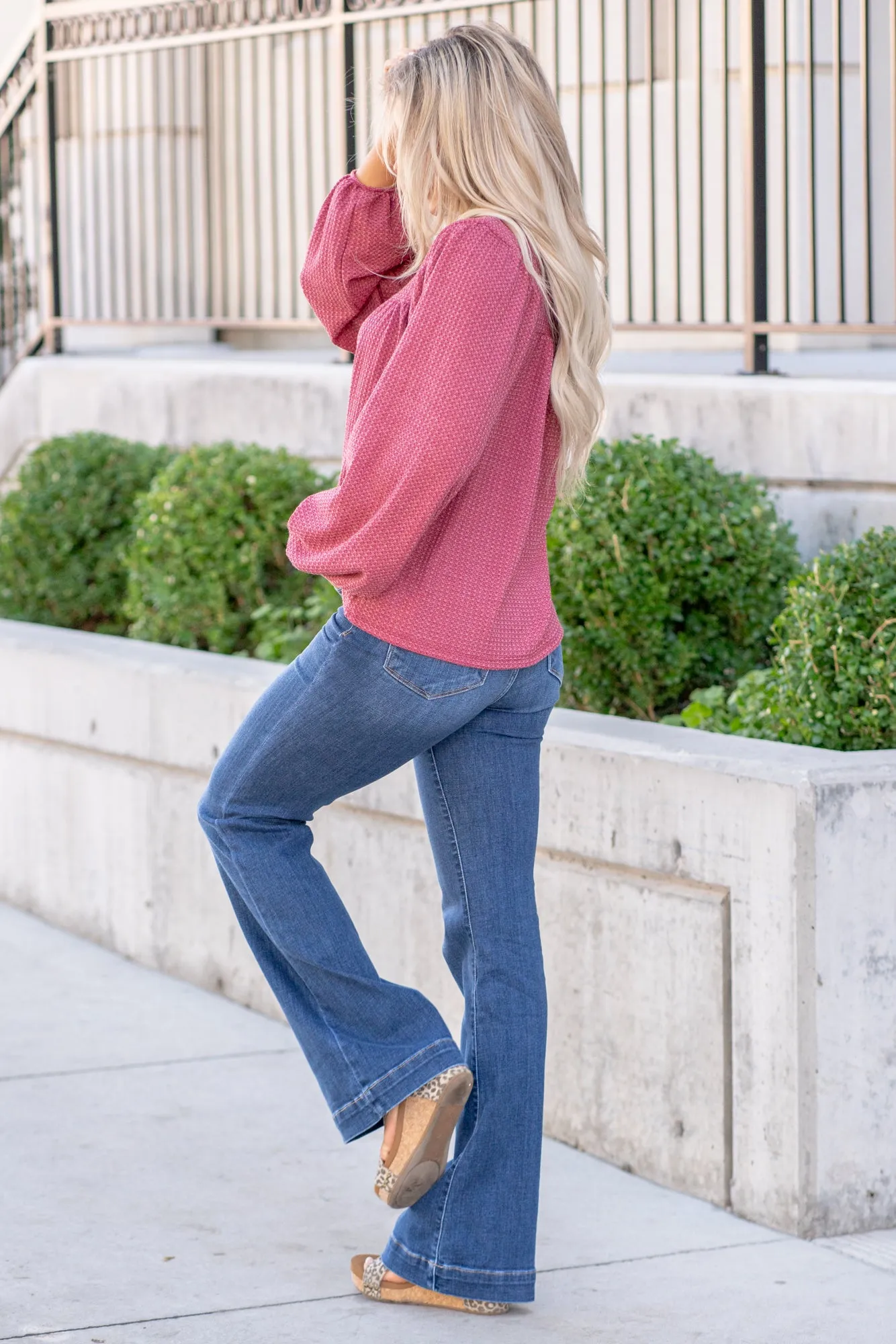 Ft Collins High Rise Wide Hem Flare Regular & Plus Sizes