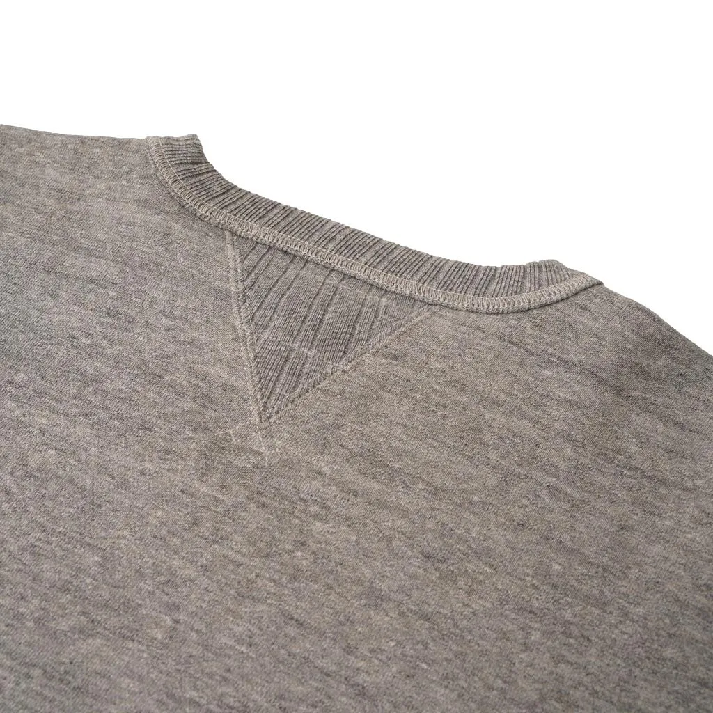 Fullcount Zimbabwean "Mother Cotton" Crewneck Sweatshirt (Heather Gray)