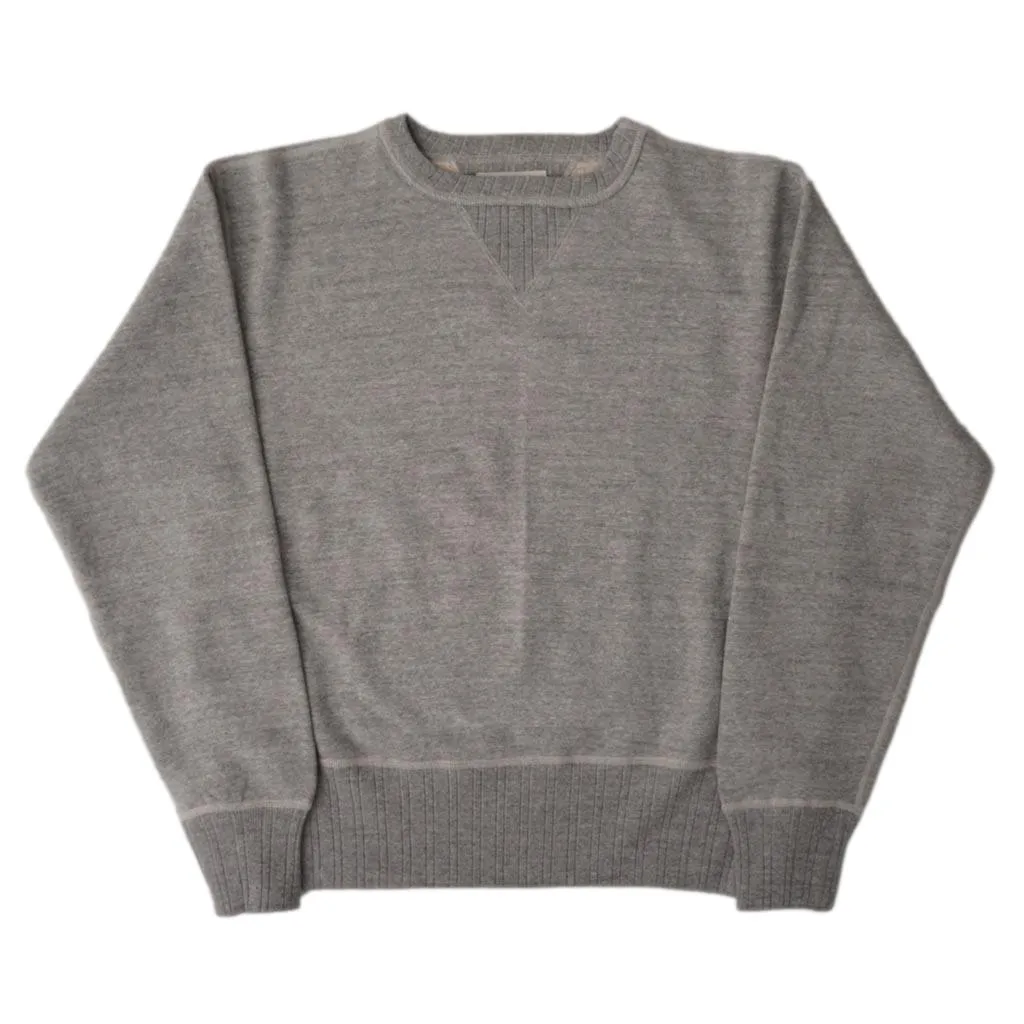 Fullcount Zimbabwean "Mother Cotton" Crewneck Sweatshirt (Heather Gray)