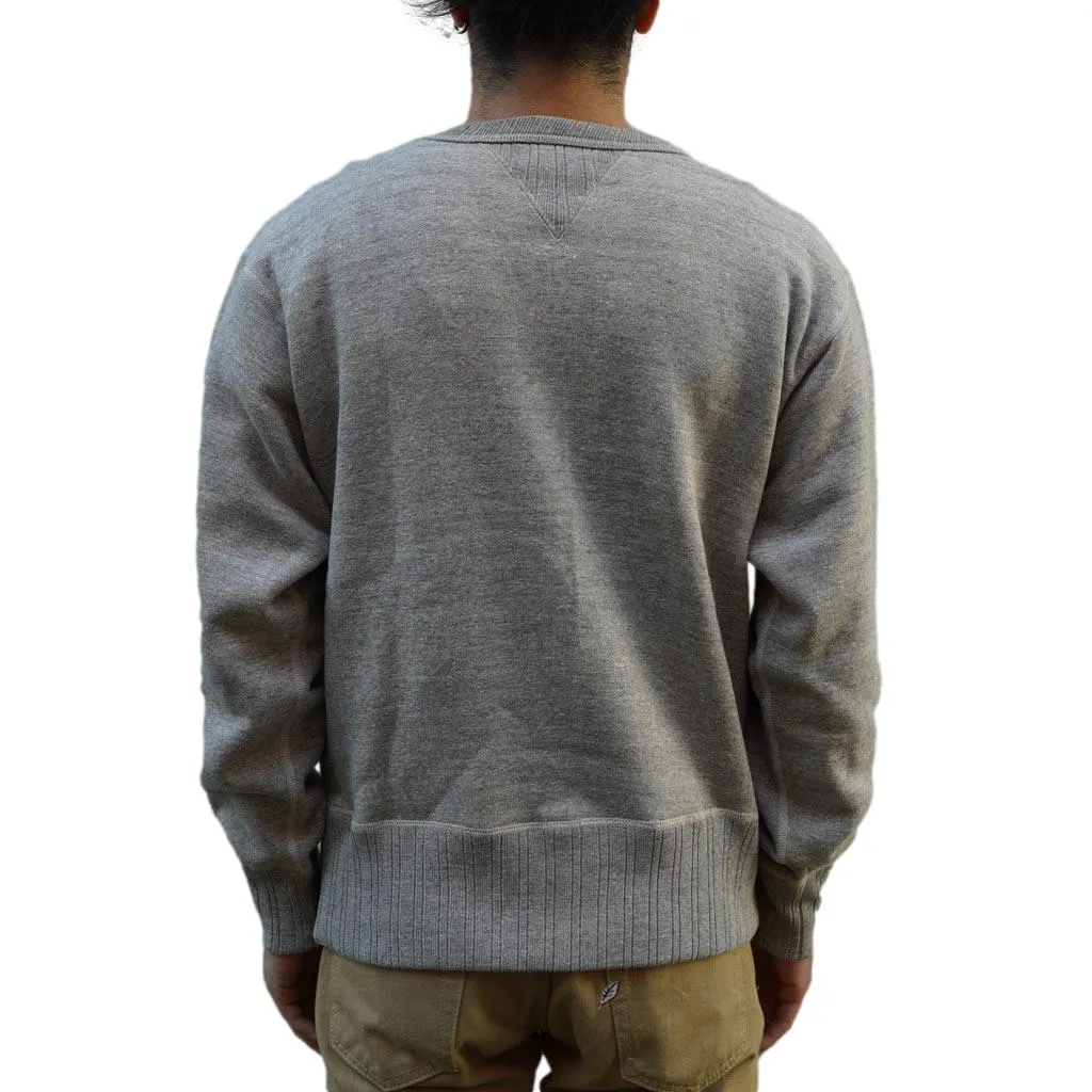 Fullcount Zimbabwean "Mother Cotton" Crewneck Sweatshirt (Heather Gray)