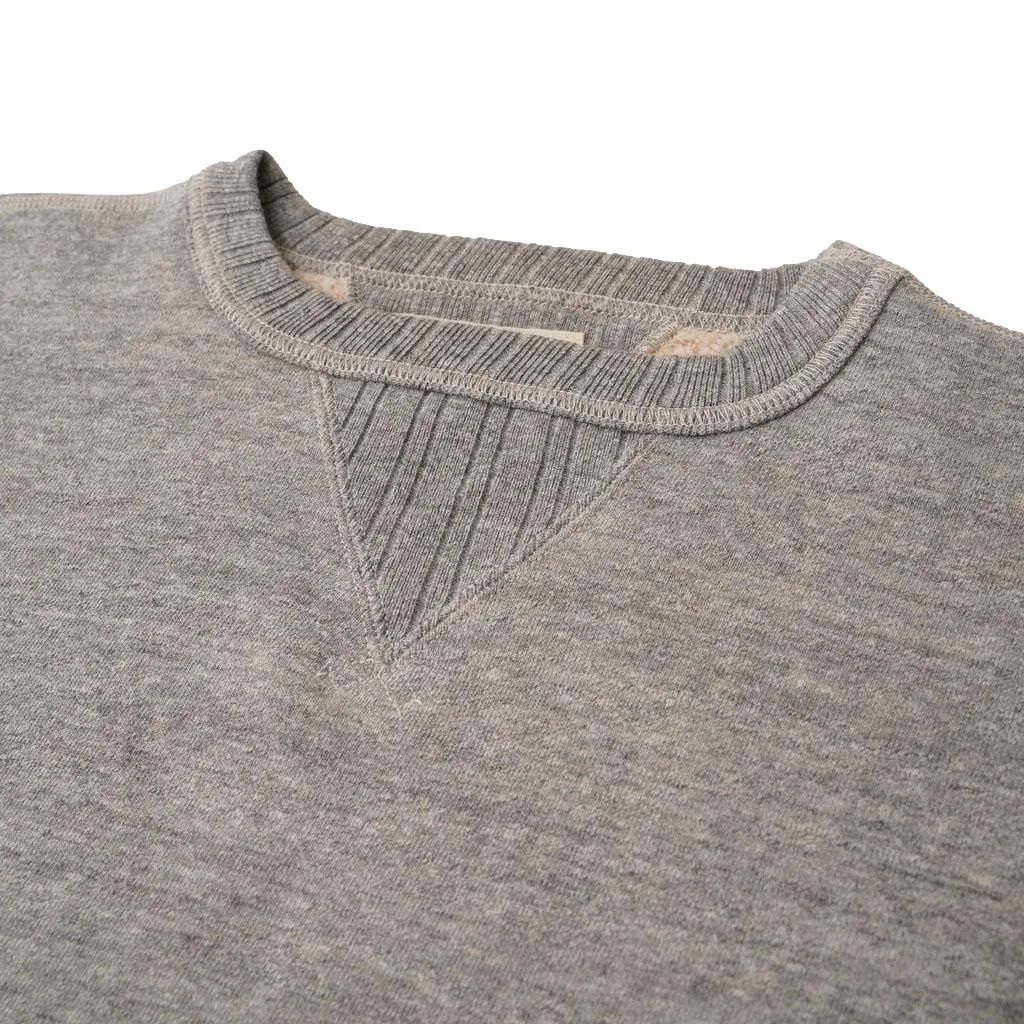 Fullcount Zimbabwean "Mother Cotton" Crewneck Sweatshirt (Heather Gray)