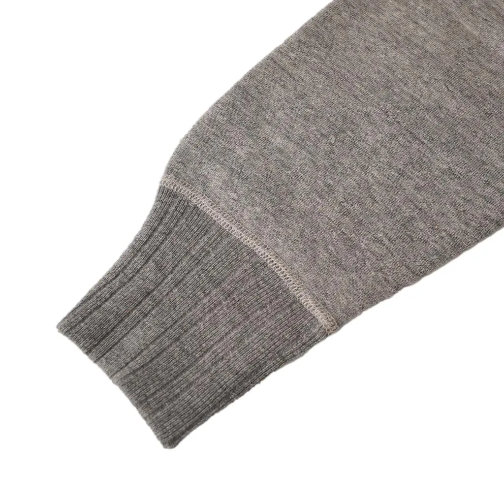 Fullcount Zimbabwean "Mother Cotton" Crewneck Sweatshirt (Heather Gray)