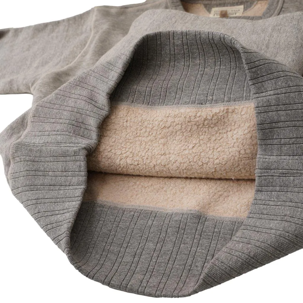 Fullcount Zimbabwean "Mother Cotton" Crewneck Sweatshirt (Heather Gray)