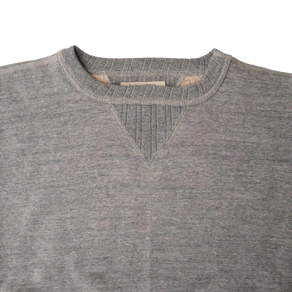 Fullcount Zimbabwean "Mother Cotton" Crewneck Sweatshirt (Heather Gray)