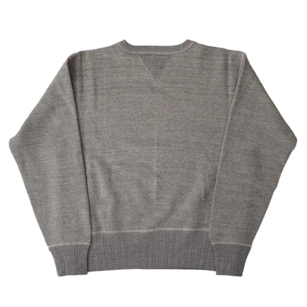 Fullcount Zimbabwean "Mother Cotton" Crewneck Sweatshirt (Heather Gray)
