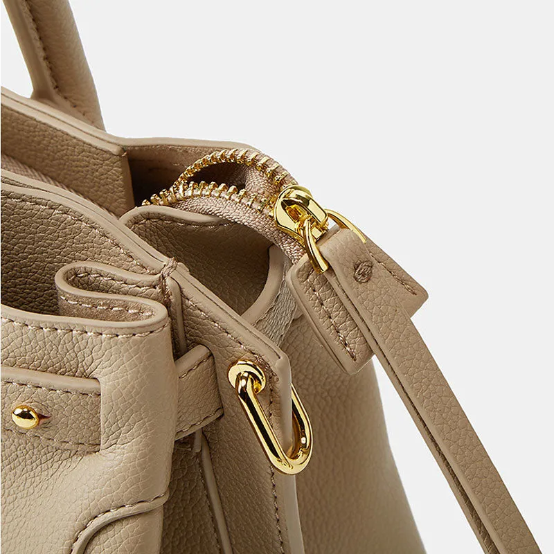 [Gift For Her] Women's Large Capacity Handbag With Top Handle&Shoulder Strap