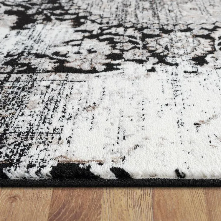Herat 3464 Black Hallway Runner