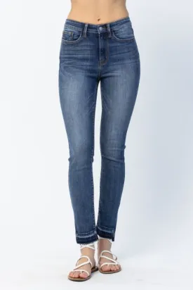 High Rise Released Hem Skinny
