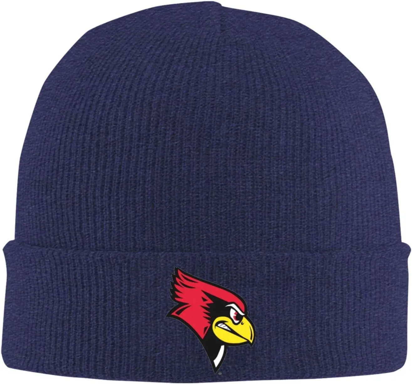 Illinois State University Logo Classic Warm Winter Knit Cap Fleece Lined Beanie Hat