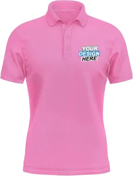 KAMKOO Custom Shirt Polo Men/Women Design Your Own T Shirt Personalized Text Logo Name Print Sports Golf Cotton Tee