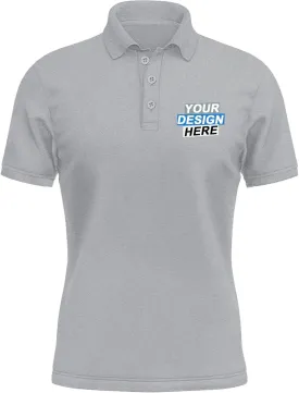 KAMKOO Custom Shirt Polo Men/Women Design Your Own T Shirt Personalized Text Logo Name Print Sports Golf Cotton Tee