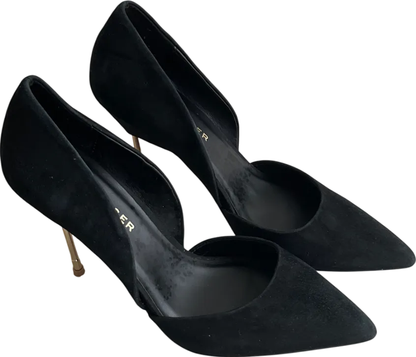 Kurt Geiger Black Bond Heels UK 8 EU 41 👠
