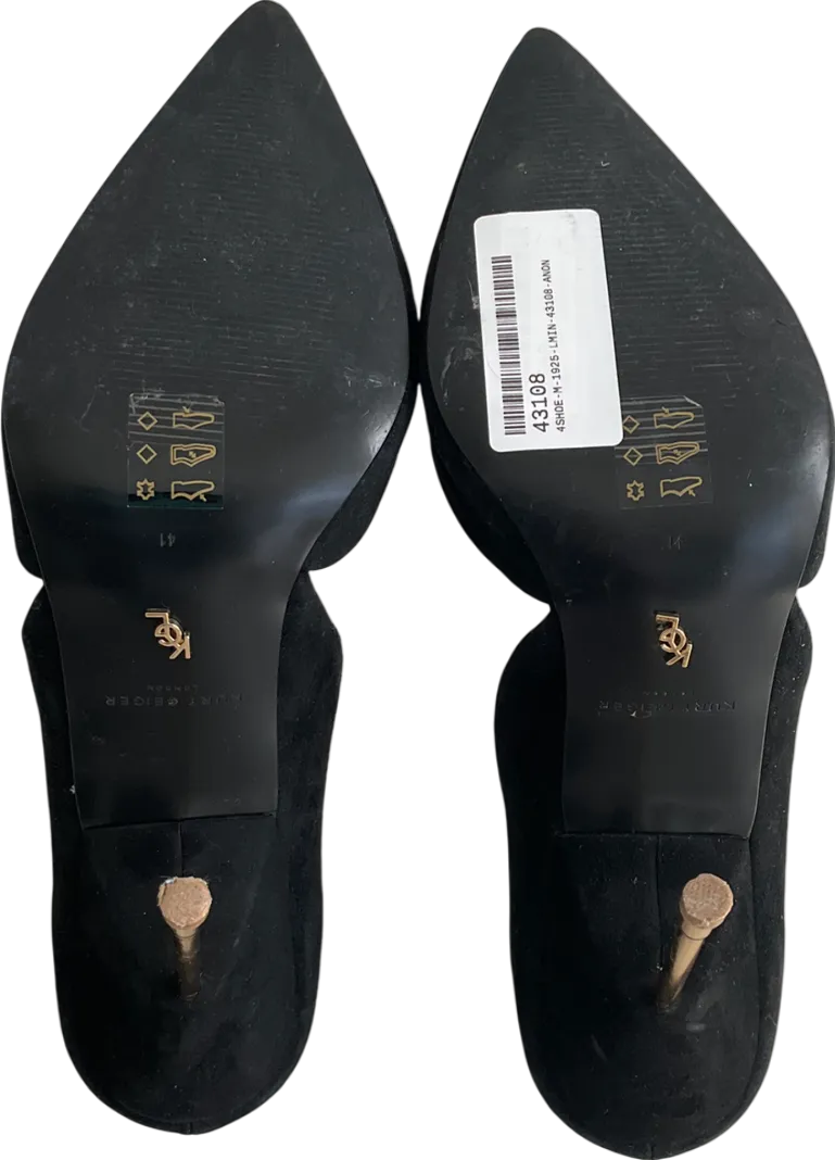 Kurt Geiger Black Bond Heels UK 8 EU 41 👠