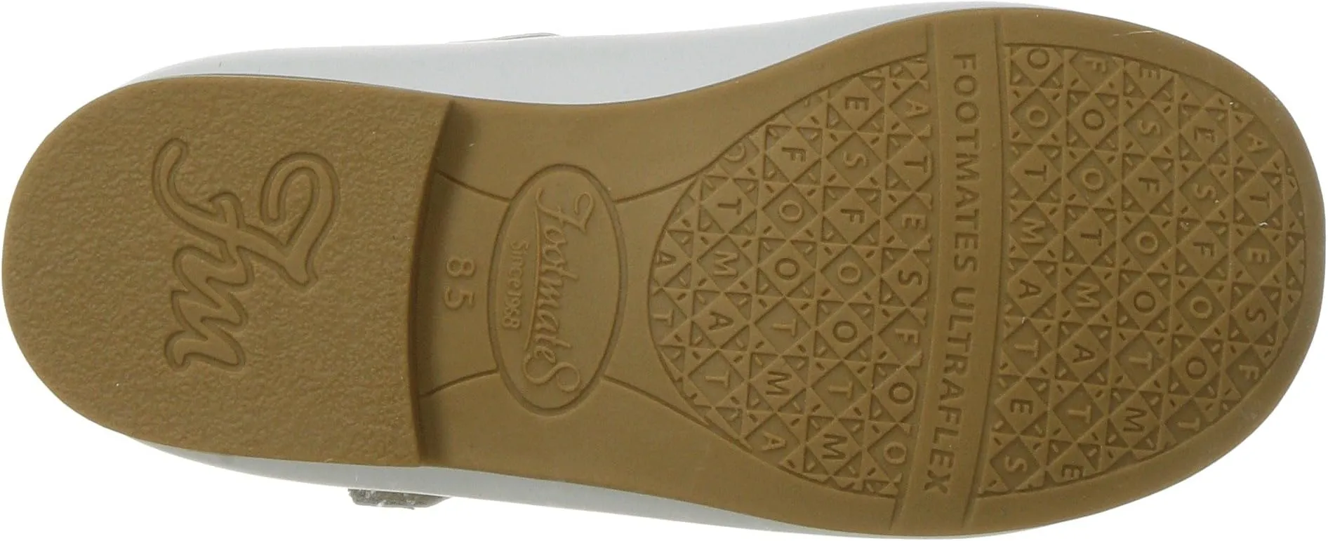 Laura FootMates ballet flats, white