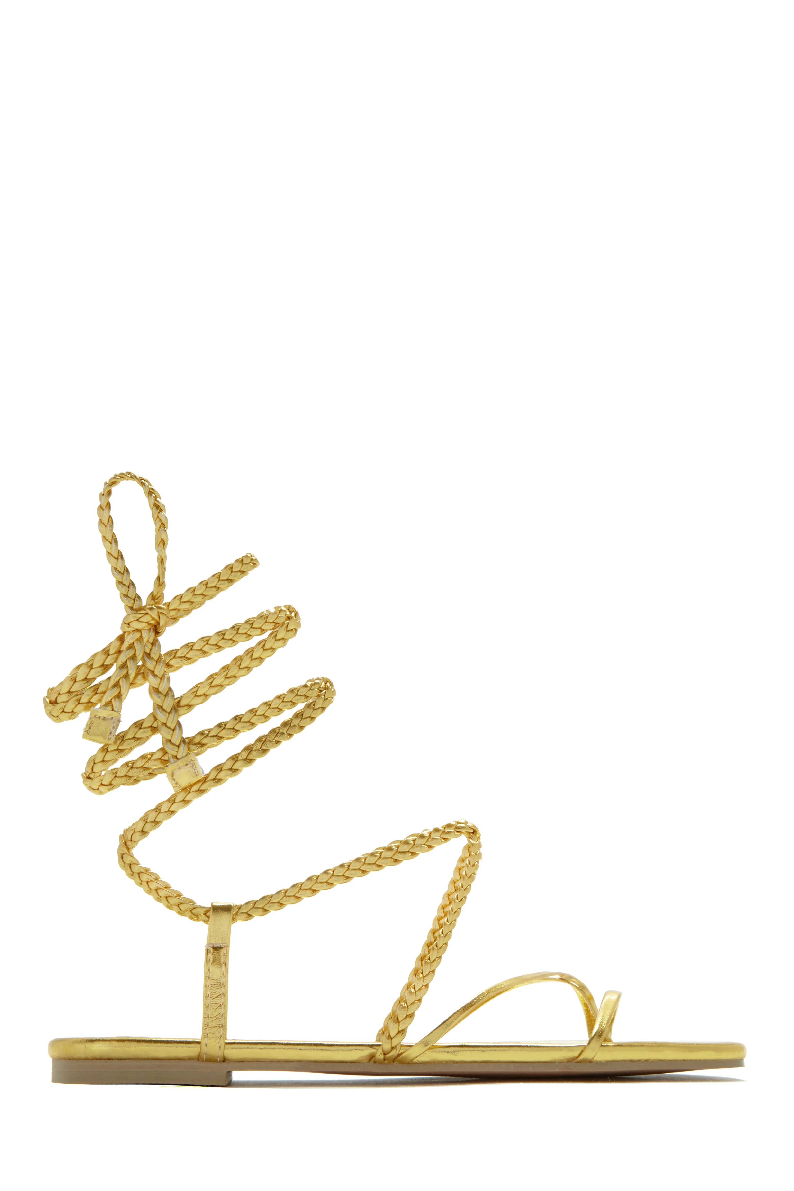 Live In Paradise Lace Up Sandals - Blue