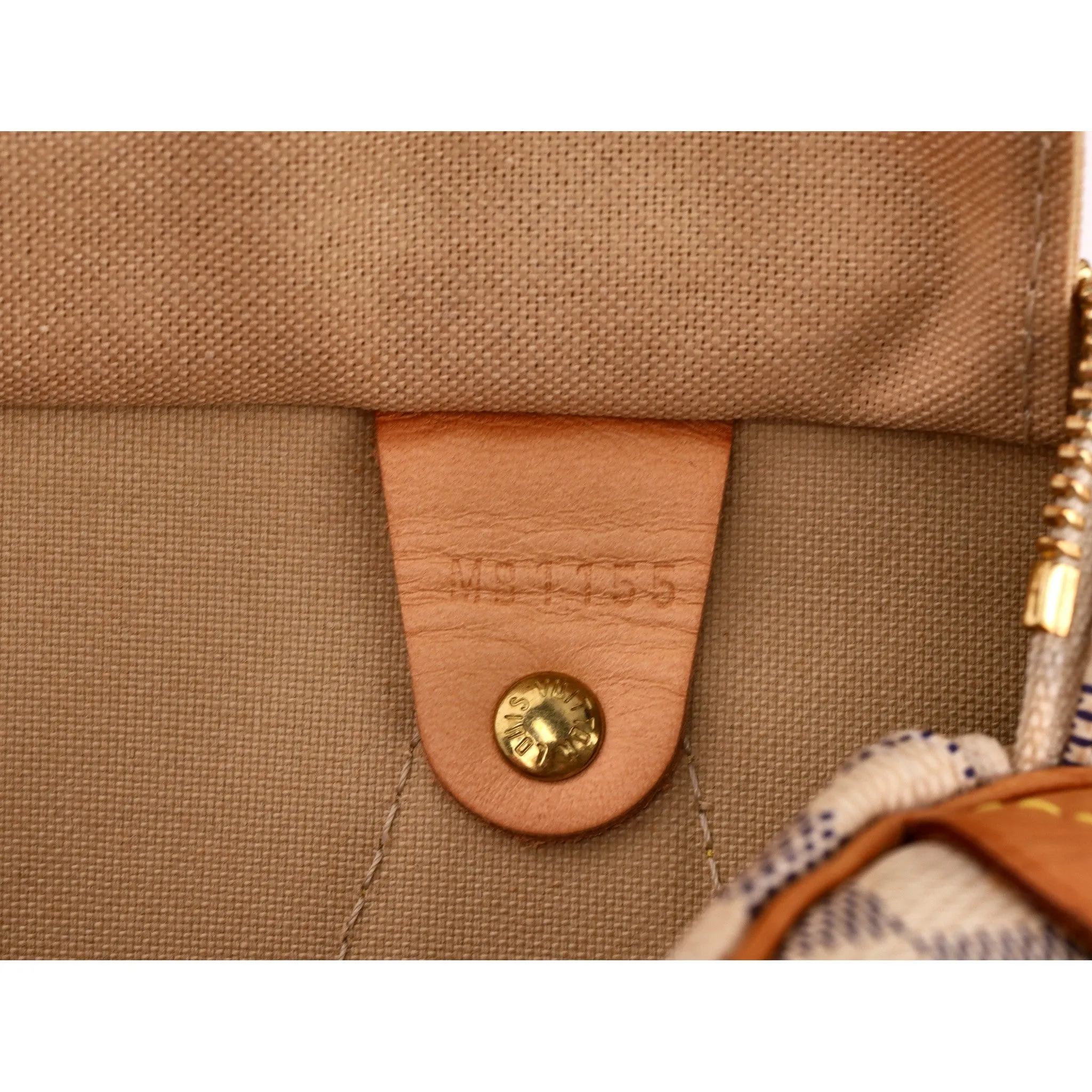 Louis Vuitton Damier Azur Speed 25 Handbag