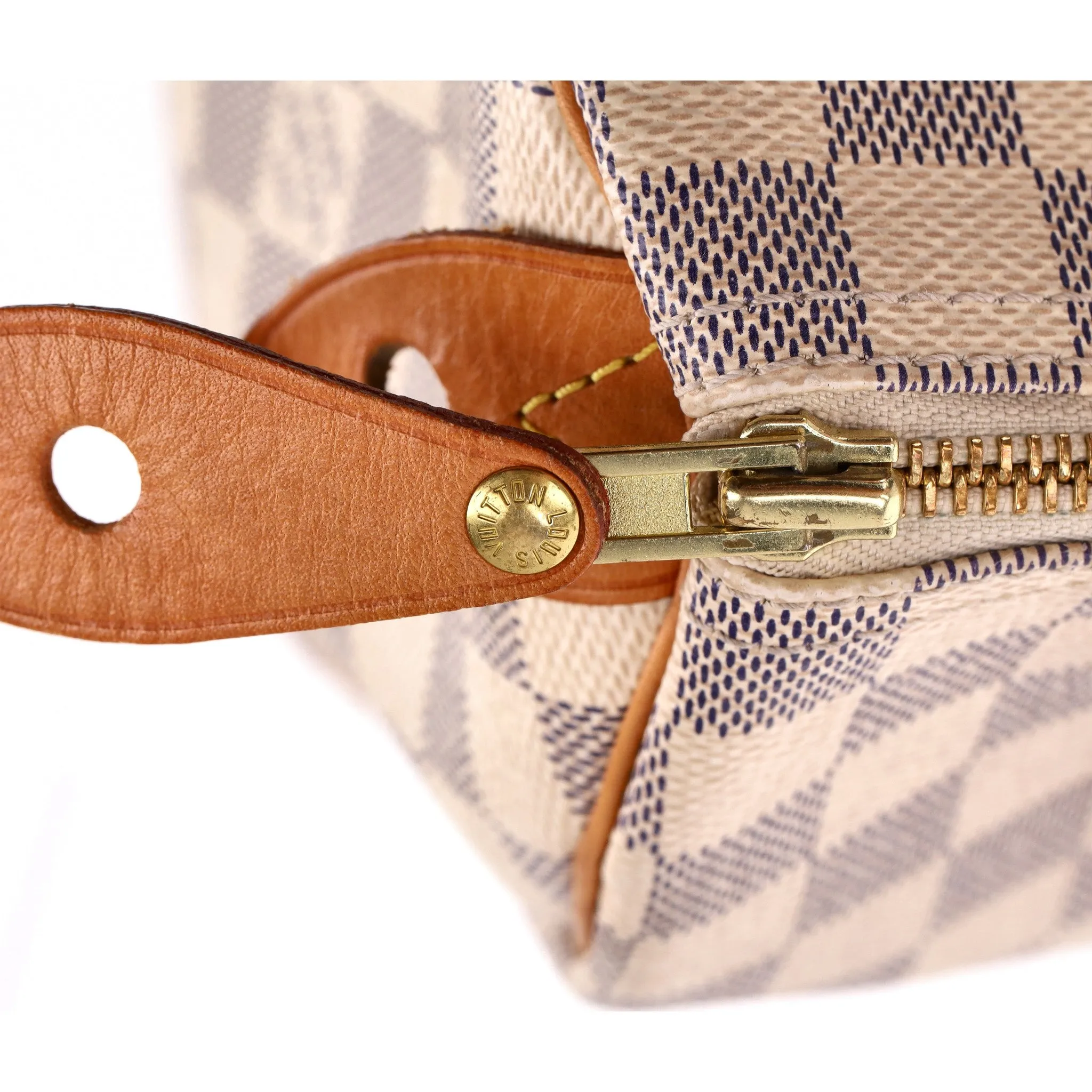 Louis Vuitton Damier Azur Speed 25 Handbag