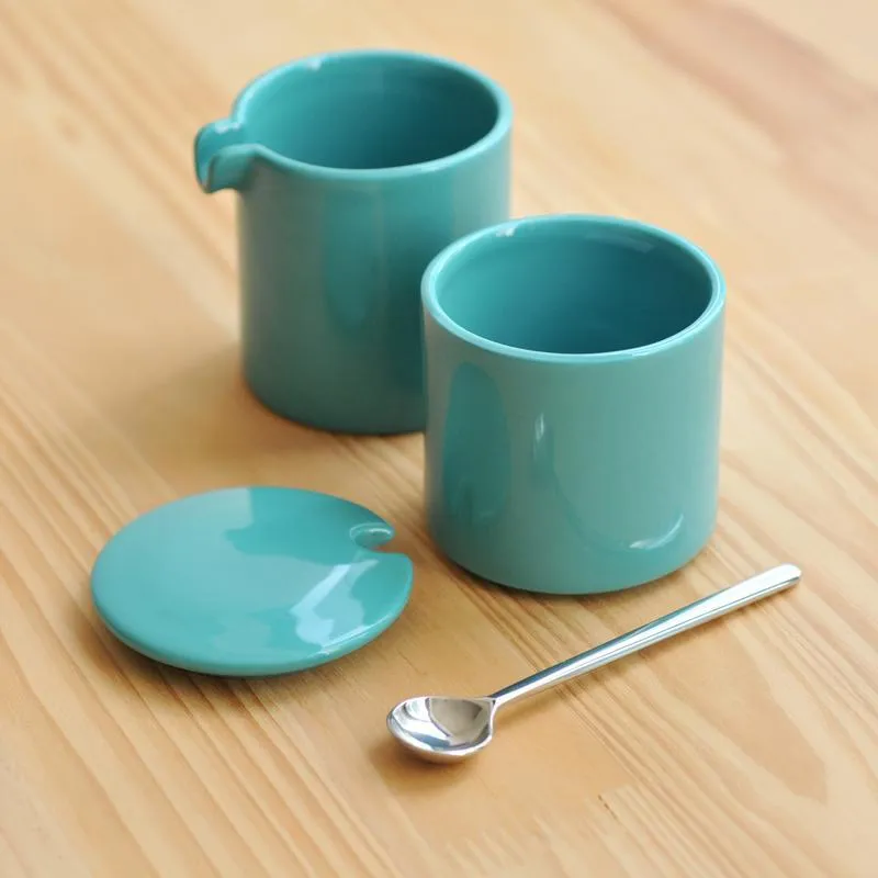 Loveramics Bond Sugar And Creamer   Spoon Set (Black) 90ml