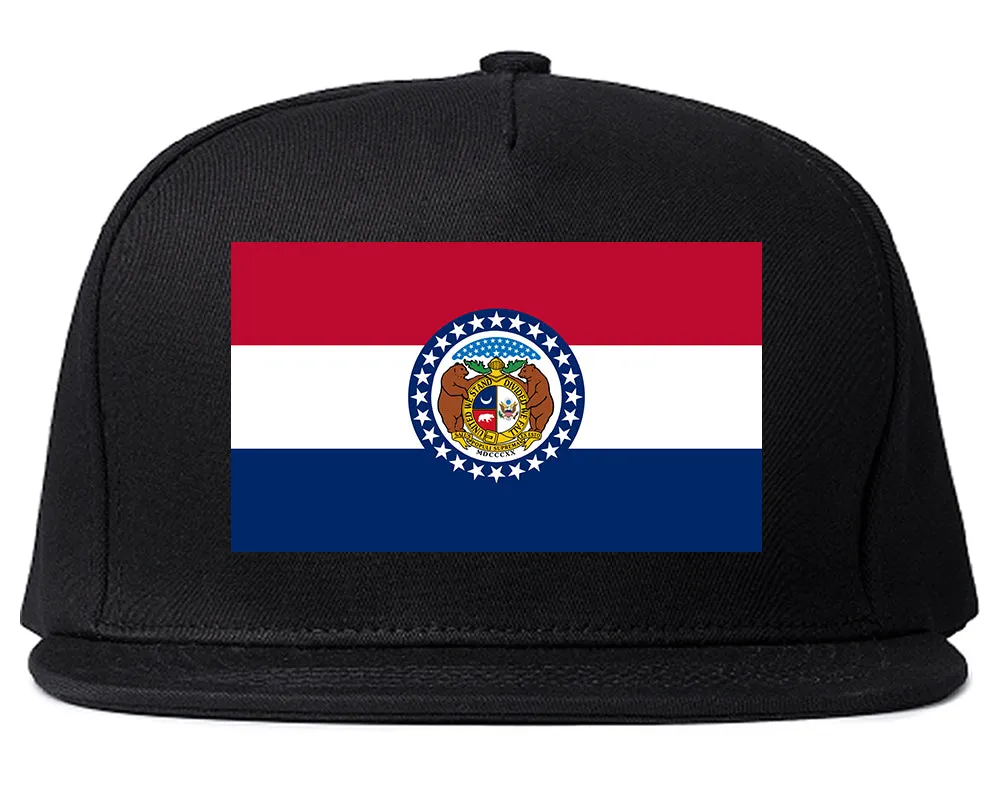 Missouri State Flag MO Chest Mens Snapback Hat