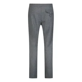 MONCLER FLEECE LOGO SWEATPANTS GREY
