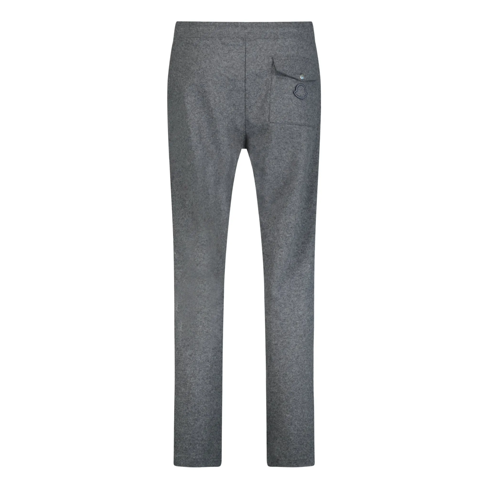 MONCLER FLEECE LOGO SWEATPANTS GREY