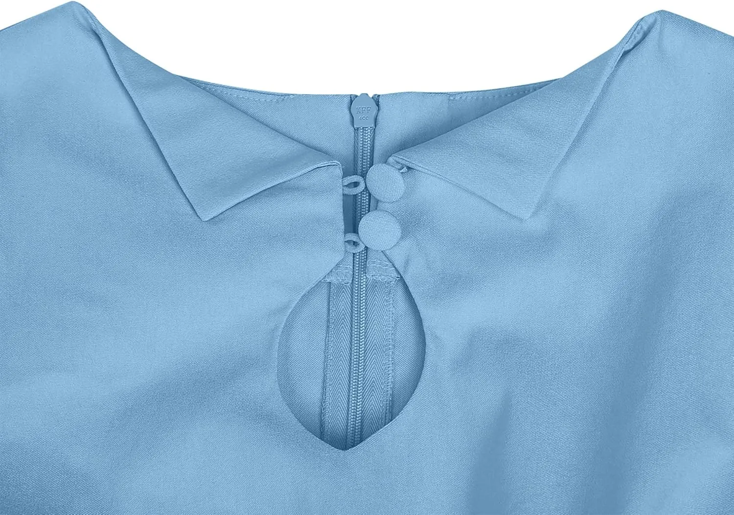MUXXN Women's Audrey Hepburn 1960s Half Sleeve Formal Work Dress with Belt