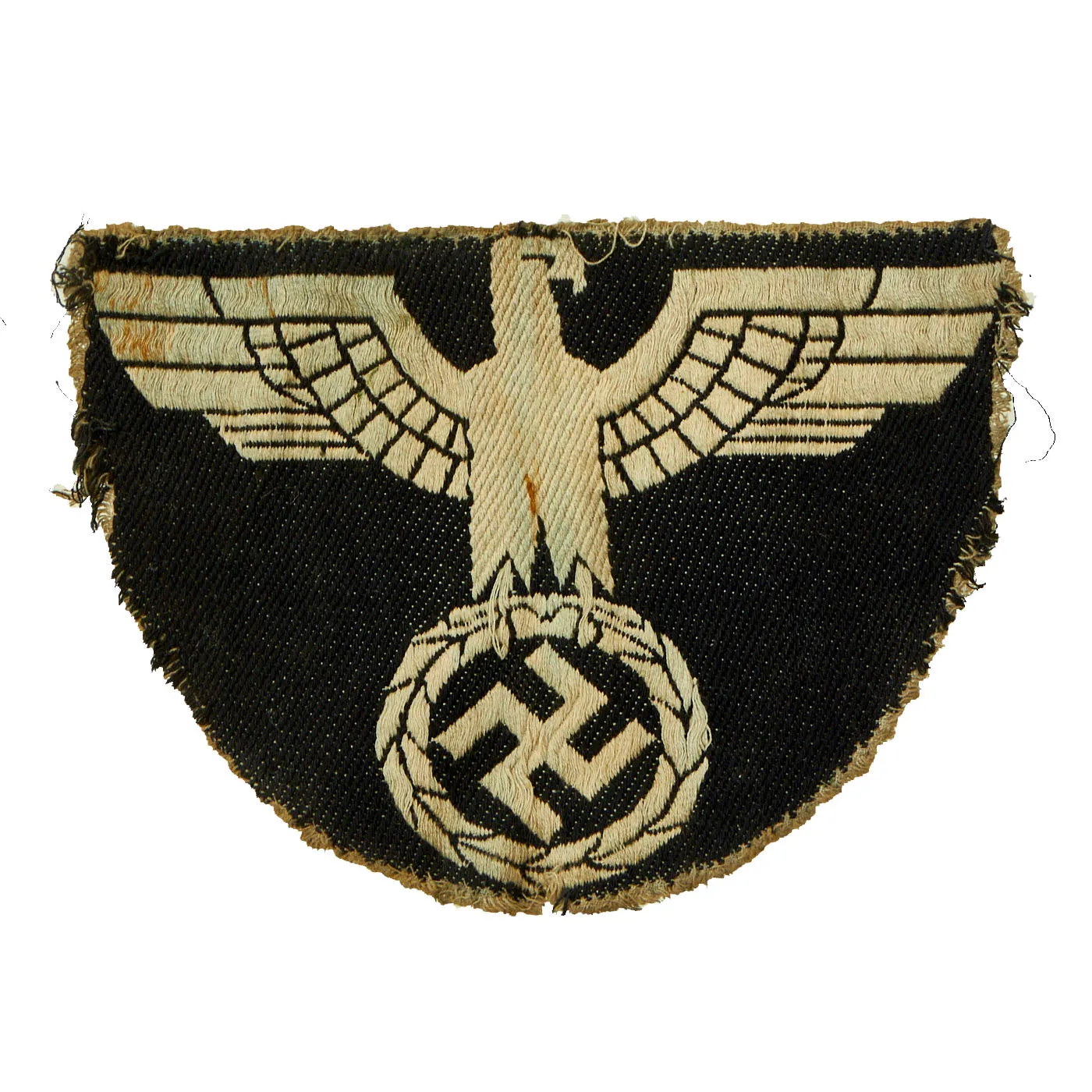 Original German WWII Belt Buckle & Insignia Grouping - 1 Police Belt Buckle & 7 Insignia