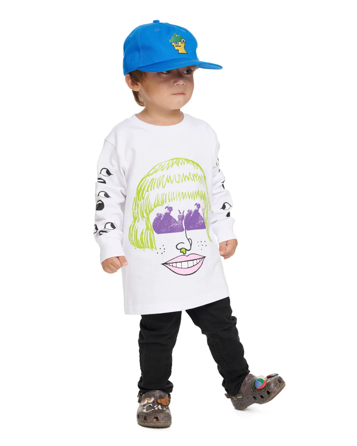 Overcast Kids 6 Panel Cap - Blue