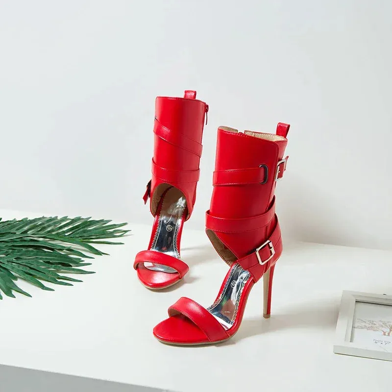 Party High Heels with T-strap Design